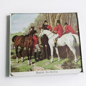 Casserole Stand Hot Pad Cork Trivet Made in England Pimpernel Equestrian